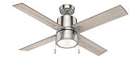 Beck 2-Light 52" Ceiling Fan in Brushed Nickel