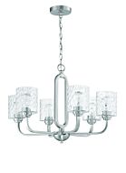 Craftmade Collins 6 Light Chandelier in Brushed Polished Nickel