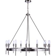 Craftmade Larrson 14 Light Chandelier in Brushed Polished Nickel