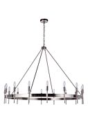 Larrson 16-Light Chandelier in Brushed Polished Nickel