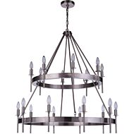 Craftmade Larrson 18 Light Chandelier in Brushed Polished Nickel