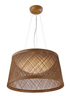 Maxim Lighting Bahama 24.25 Inch Pendant in Natural Finish