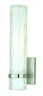 Vilo 1-Light Bathroom Vanity Light in Satin Nickel