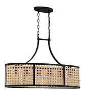 Craftmade Malaya 6 Light Kitchen Island Light in Aged Bronze Brushed