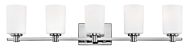 Hinkley Karlie 5-Light Bathroom Vanity Light In Chrome