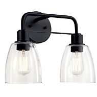 Meller Two Light Bath in Black by Kichler