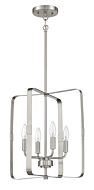 Craftmade Stowe 4 Light Foyer Light in Brushed Polished Nickel