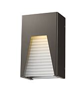 Z-Lite Millenial 1-Light Outdoor Wall Sconce In Bronze Silver