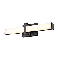 Elon LED Bath Bar in Matte Black by Golden