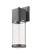 Z-Lite Lestat 1-Light Outdoor Wall Sconce In Black