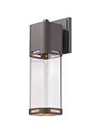 Z-Lite Lestat 1-Light Outdoor Wall Sconce In Deep Bronze