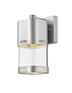 Z-Lite Lestat 1-Light Outdoor Wall Sconce In Brushed Aluminum