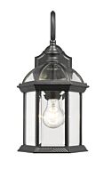 Z-Lite Annex 1-Light Outdoor Wall Sconce In Black