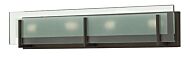 Hinkley Latitude 4-Light Bathroom Vanity Light In Oil Rubbed Bronze