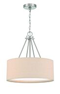 Duke Three Light Pendant in Brushed Polished Nickel by Craftmade