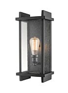 Z-Lite Fallow 1-Light Outdoor Wall Sconce In Black