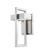 Z-Lite Luttrel 1-Light Outdoor Wall Sconce In Silver