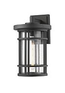 Z-Lite Jordan 1-Light Outdoor Wall Sconce In Black