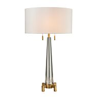 Bedford 2-Light Table Lamp in Clear