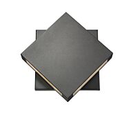 Z-Lite Quadrate 2-Light Outdoor Wall Sconce In Black