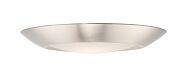 Diverse LED Flush Mount in Satin Nickel by Maxim