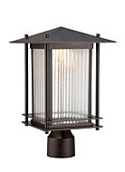 Hadley LED Post Lantern in Burnished Bronze