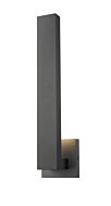 Z-Lite Edge 2-Light Outdoor Wall Sconce In Black