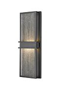 Z-Lite Eclipse 2-Light Outdoor Wall Sconce In Black