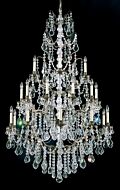 Bordeaux 25 Light Chandelier in Heirloom Gold by Schonbek