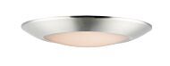 Diverse LED Flush Mount in Satin Nickel by Maxim