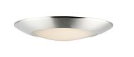 Diverse LED Flush Mount in Satin Nickel by Maxim