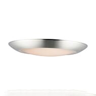 Diverse LED Flush Mount in Satin Nickel by Maxim