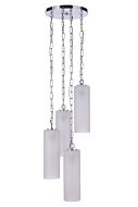 Myos Four Light Pendant in Chrome by Craftmade