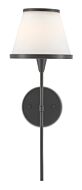 Bagno 1-Light Wall Sconce in Oil Rubbed Bronze with Opaque Glass