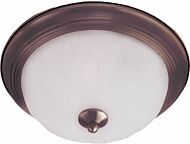 Essentials   583x One Light Flush Mount in Oil Rubbed Bronze by Maxim