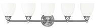 Somerville 5-Light Bathroom Vanity Light in Brushed Nickel