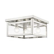 Milford 4-Light Ceiling Mount in Brushed Nickel