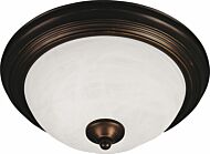 Essentials - 584x 2-Light Flush Mount in Oil Rubbed Bronze