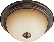 Essentials - 584x 2-Light Flush Mount in Oil Rubbed Bronze