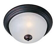 Essentials - 584x 2-Light Flush Mount in Oil Rubbed Bronze