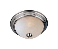 Essentials   584x Two Light Flush Mount in Satin Nickel by Maxim