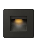 Luna LED Step 120V LED Step Light in Satin Black