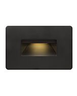 Luna LED Step 120V LED Step Light in Satin Black