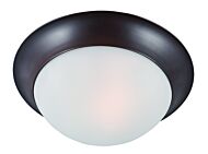 Essentials   585x One Light Flush Mount in Oil Rubbed Bronze by Maxim