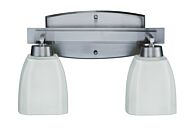 Bridwell 2-Light Bathroom Vanity Light in Brushed Nickel