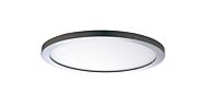 Wafer LED Flush Mount in Satin Nickel by Maxim