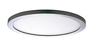 Wafer LED Flush Mount in Satin Nickel by Maxim