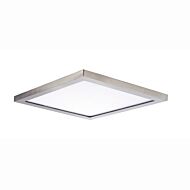 Wafer LED Flush Mount in Satin Nickel by Maxim