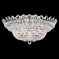 Trilliane 23 Light Flush Mount in Silver by Schonbek