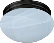 Essentials   588x One Light Flush Mount in Oil Rubbed Bronze by Maxim